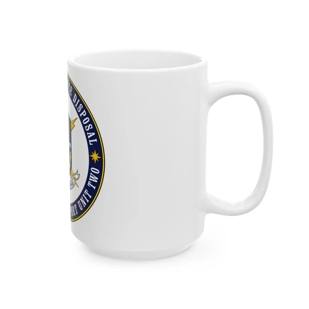 Explosive Ordnance Disposal Unit Two (U.S. Navy) White Coffee Mug-Go Mug Yourself