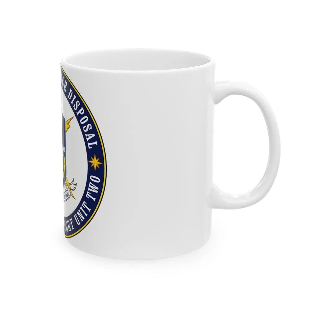 Explosive Ordnance Disposal Unit Two (U.S. Navy) White Coffee Mug-Go Mug Yourself