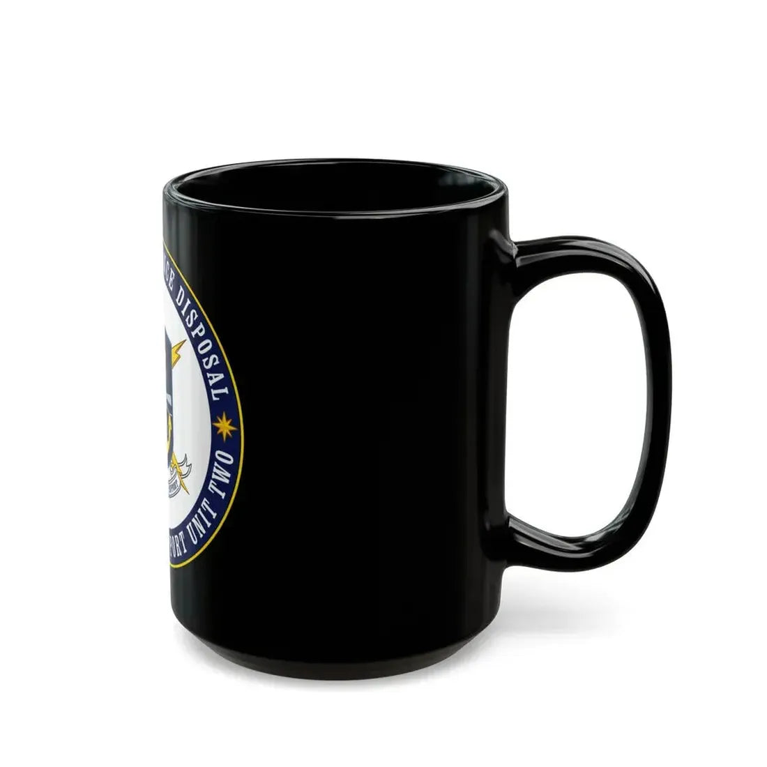 Explosive Ordnance Disposal Unit Two (U.S. Navy) Black Coffee Mug - Go Mug Yourself