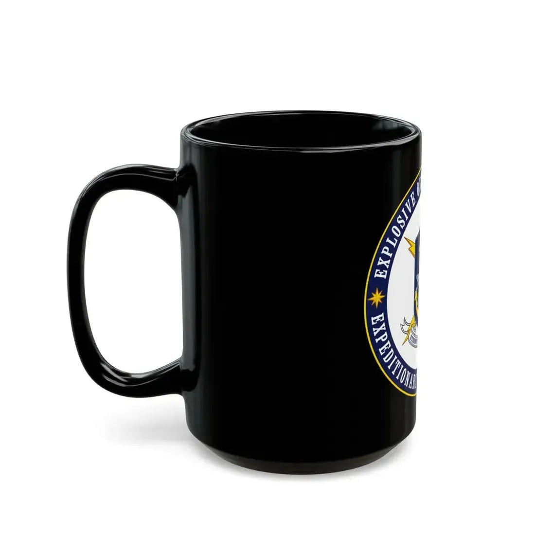 Explosive Ordnance Disposal Unit Two (U.S. Navy) Black Coffee Mug - Go Mug Yourself