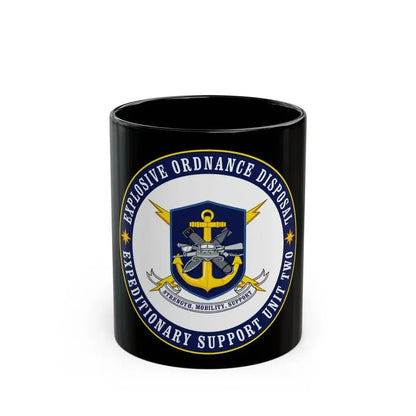 Explosive Ordnance Disposal Unit Two (U.S. Navy) Black Coffee Mug - Go Mug Yourself