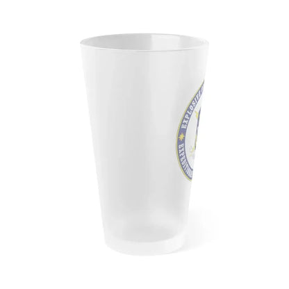 Explosive Ordnance Disposal Unit Two (U.S. Navy) Frosted Pint Glass 16oz - Go Mug Yourself