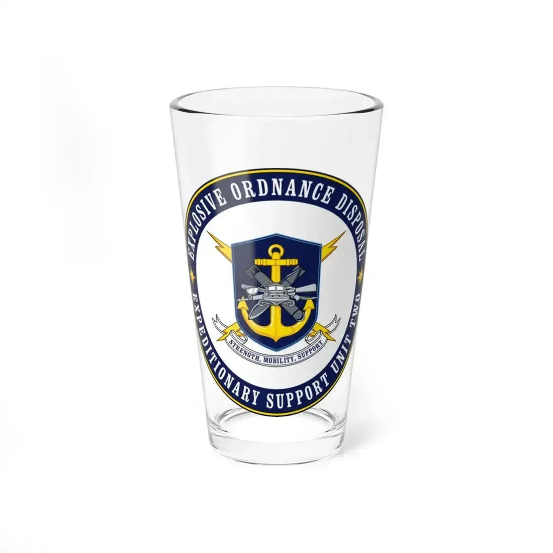 Explosive Ordnance Disposal Unit Two (U.S. Navy) Pint Glass 16oz - Go Mug Yourself