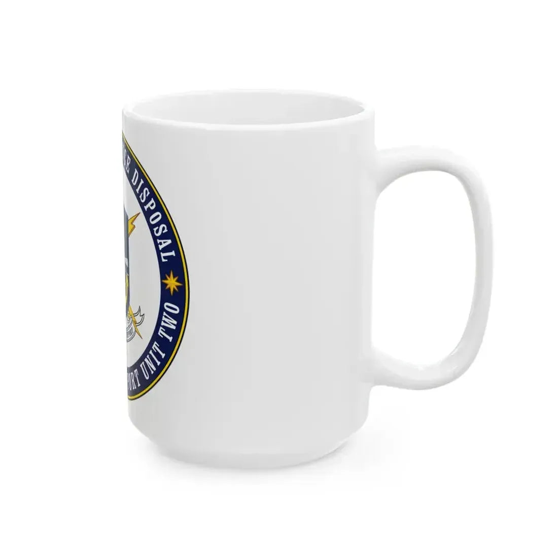 Explosive Ordnance Disposal Unit Two (U.S. Navy) White Coffee Mug - Go Mug Yourself