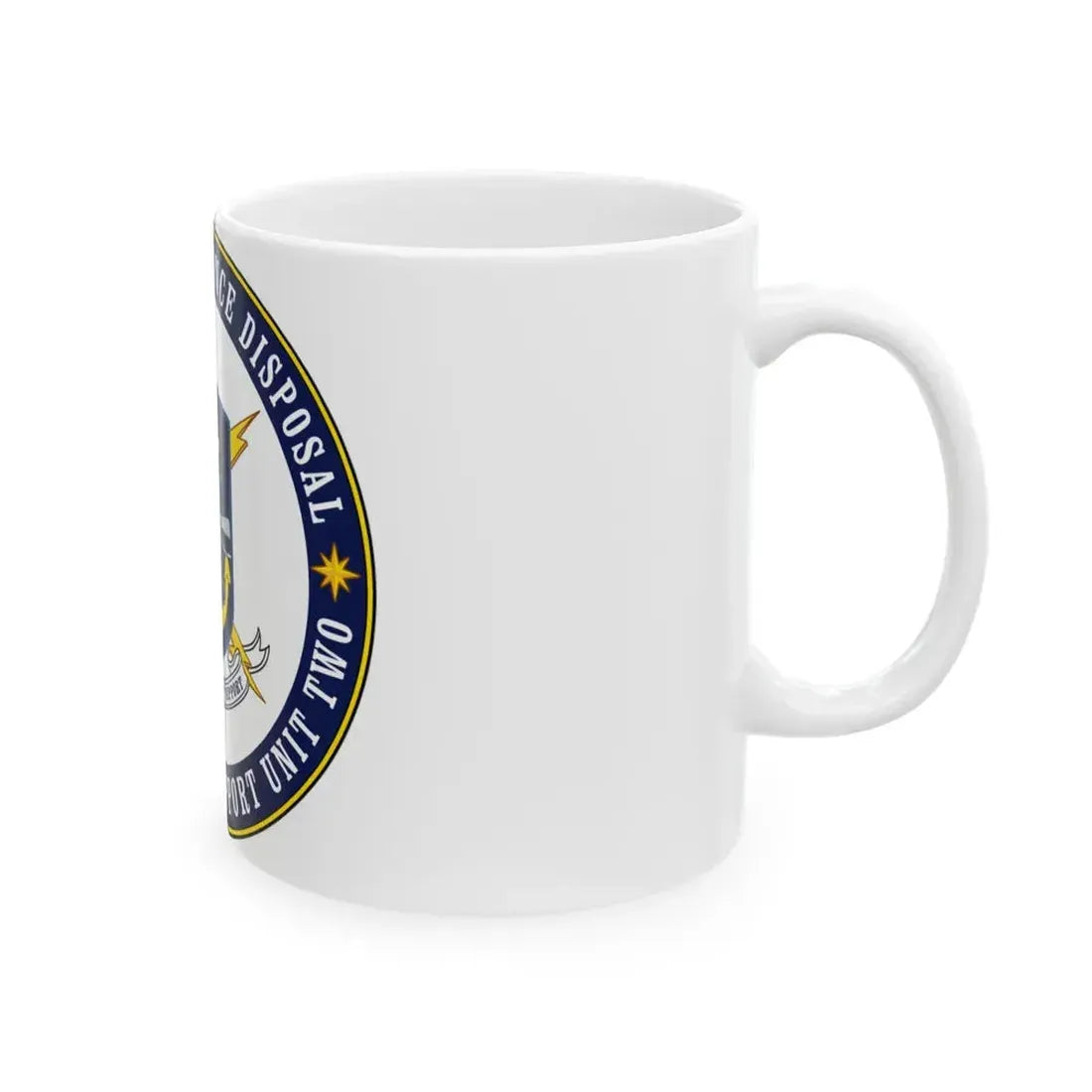 Explosive Ordnance Disposal Unit Two (U.S. Navy) White Coffee Mug - Go Mug Yourself