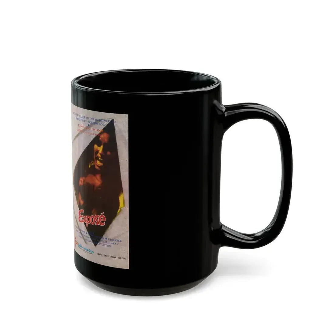 EXPOSE INTER VISION (VHS COVER) - Black Coffee Mug - Go Mug Yourself
