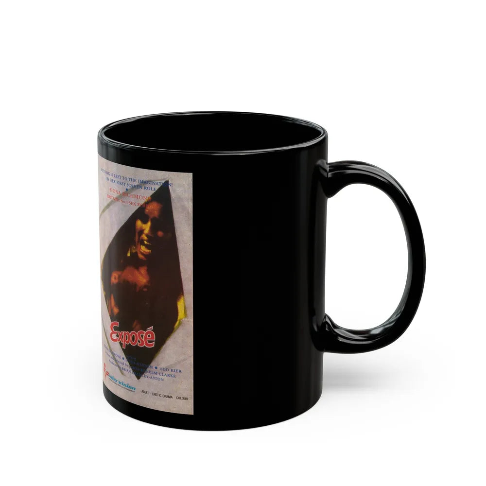 EXPOSE INTER VISION (VHS COVER) - Black Coffee Mug-Go Mug Yourself