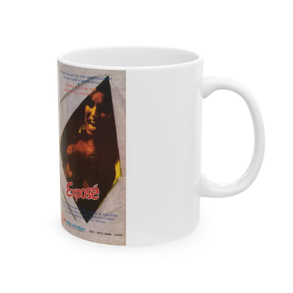 EXPOSE INTER VISION (VHS COVER) - White Coffee Mug-Go Mug Yourself