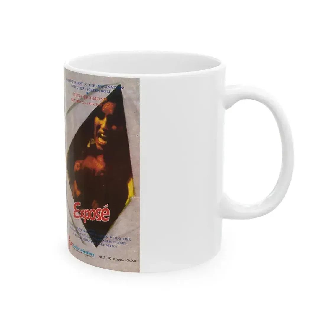 EXPOSE INTER VISION (VHS COVER) - White Coffee Mug - Go Mug Yourself
