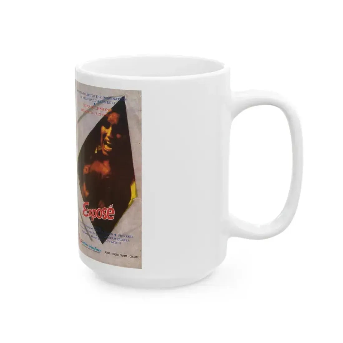 EXPOSE INTER VISION (VHS COVER) - White Coffee Mug - Go Mug Yourself