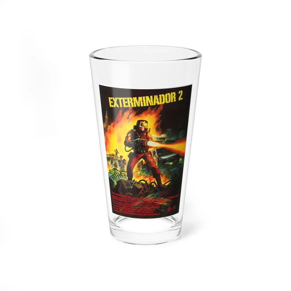 EXTERMINATOR 2 1984 Movie Poster - Pint Glass 16oz-16oz-Go Mug Yourself