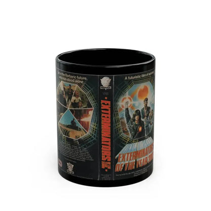 EXTERMINATORS OF THE YEAR 3000 (VHS COVER) - Black Coffee Mug 11oz - Go Mug Yourself
