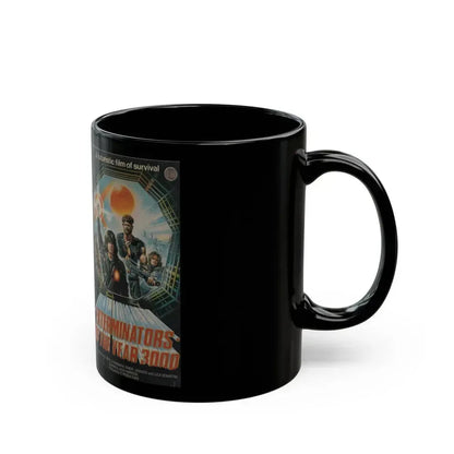 EXTERMINATORS OF THE YEAR 3000 (VHS COVER) - Black Coffee Mug - Go Mug Yourself