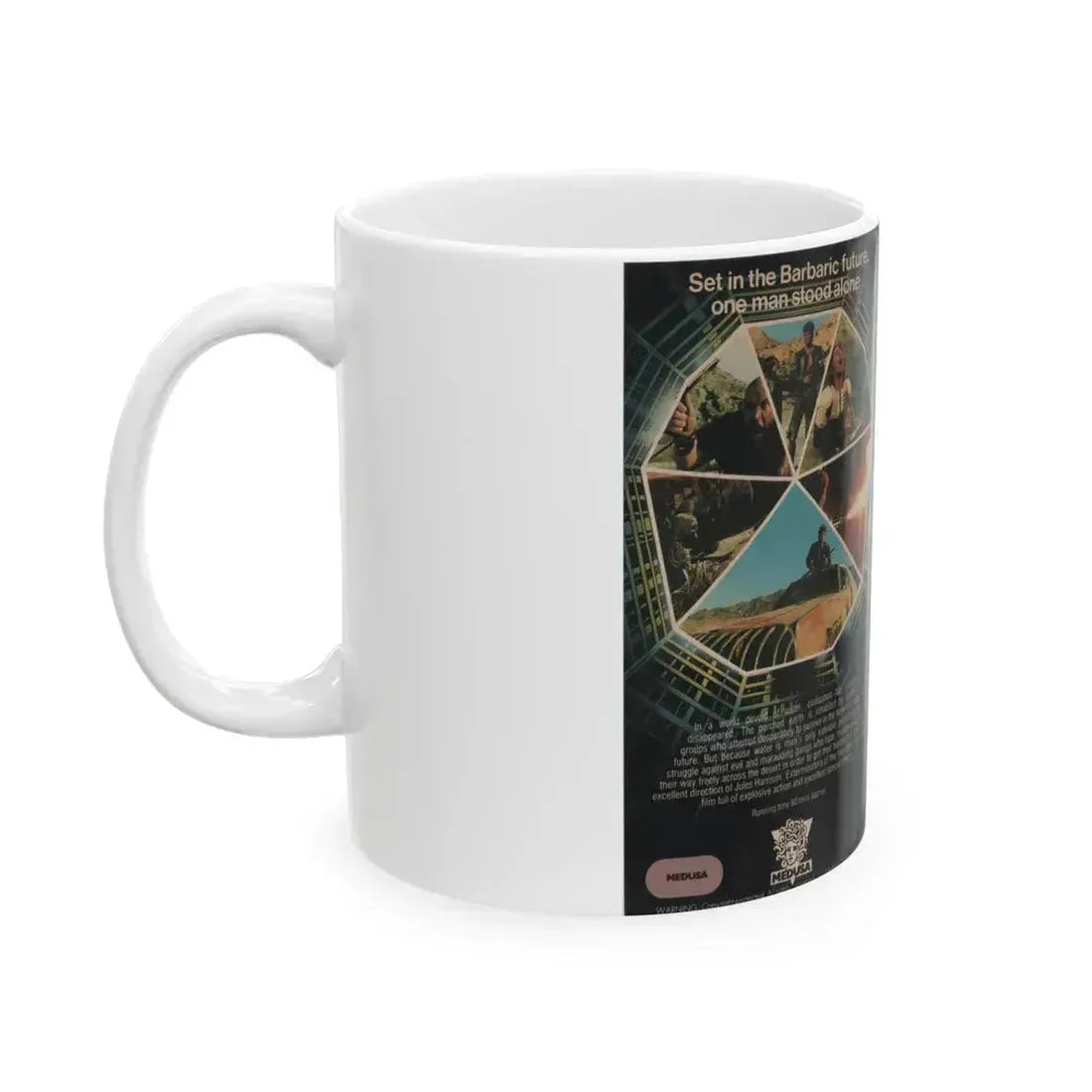 EXTERMINATORS OF THE YEAR 3000 (VHS COVER) - White Coffee Mug - Go Mug Yourself