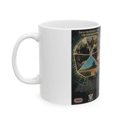 EXTERMINATORS OF THE YEAR 3000 (VHS COVER) - White Coffee Mug - Go Mug Yourself