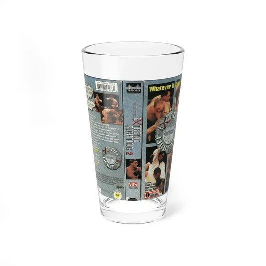 EXTREME FIGHTING 2 (VHS COVER) Pint Glass 16oz 16oz - Go Mug Yourself
