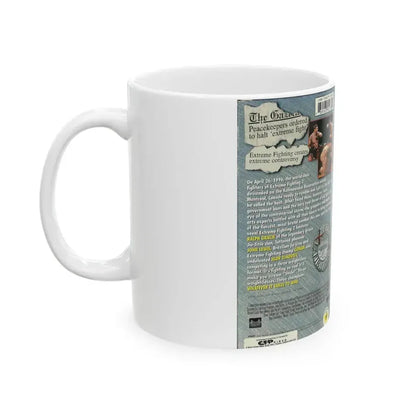 EXTREME FIGHTING 2 (VHS COVER) - White Coffee Mug - Go Mug Yourself