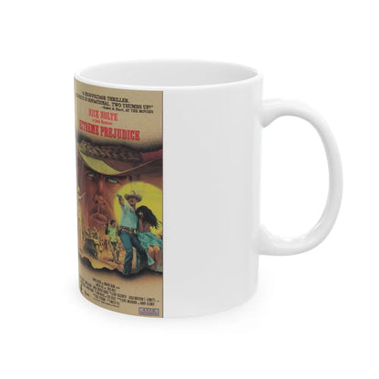 EXTREME PREJUDICE NICK NOLTE (VHS COVER) - White Coffee Mug-Go Mug Yourself