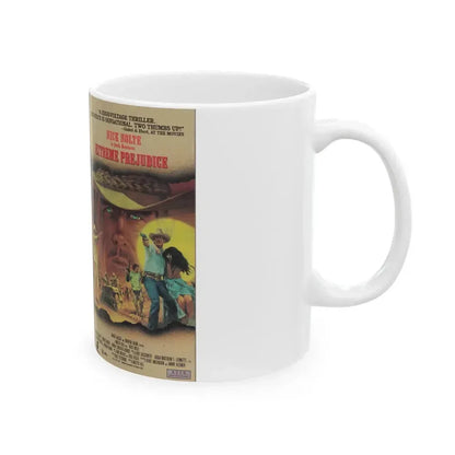 EXTREME PREJUDICE NICK NOLTE (VHS COVER) - White Coffee Mug - Go Mug Yourself