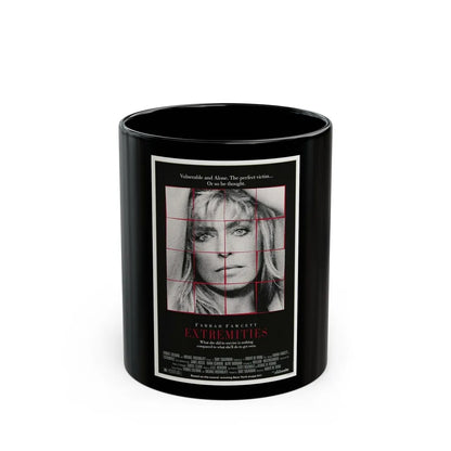 EXTREMITIES 1966 Movie Poster - Black Coffee Mug-11oz-Go Mug Yourself