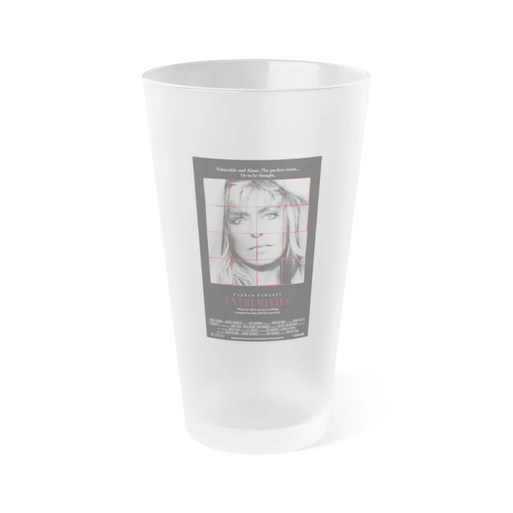 EXTREMITIES 1966 Movie Poster - Frosted Pint Glass 16oz-16oz-Frosted-Go Mug Yourself