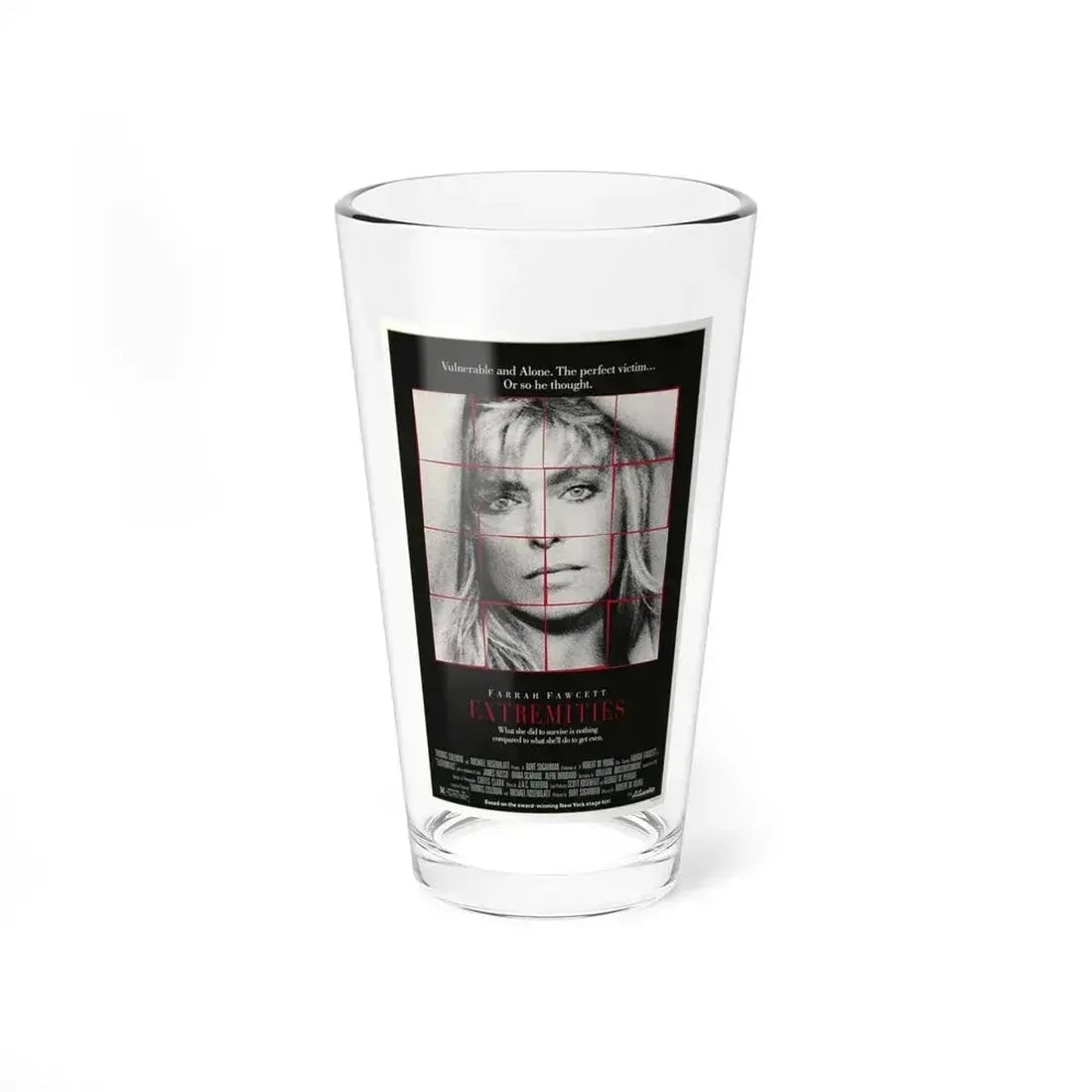 EXTREMITIES 1966 Movie Poster - Pint Glass 16oz 16oz - Go Mug Yourself