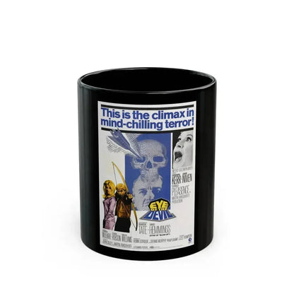 EYE OF THE DEVIL 1966 Movie Poster - Black Coffee Mug 11oz - Go Mug Yourself
