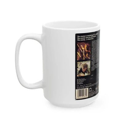 EYE OF THE EAGLE (VHS COVER) - White Coffee Mug - Go Mug Yourself