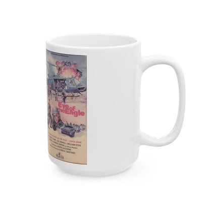 EYE OF THE EAGLE (VHS COVER) - White Coffee Mug-Go Mug Yourself