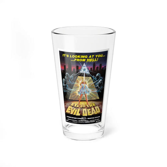 EYE OF THE EVIL DEAD (MANHATTAN BABY) 1982 Movie Poster - Pint Glass 16oz-16oz-Go Mug Yourself