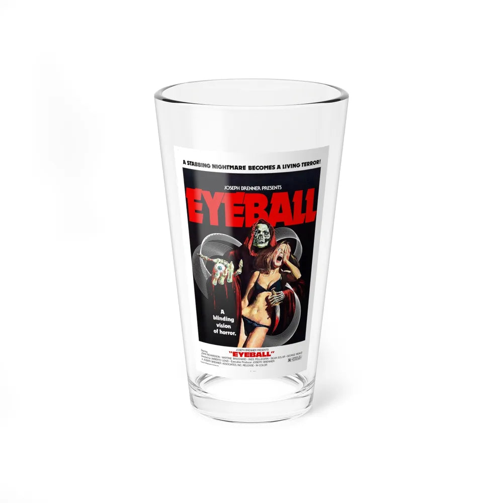 EYEBALL 1975 Movie Poster - Pint Glass 16oz-16oz-Go Mug Yourself