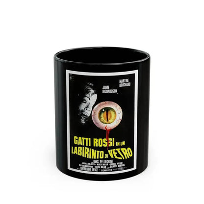 EYEBALL (ITALIAN) 1975 Movie Poster - Black Coffee Mug 11oz - Go Mug Yourself