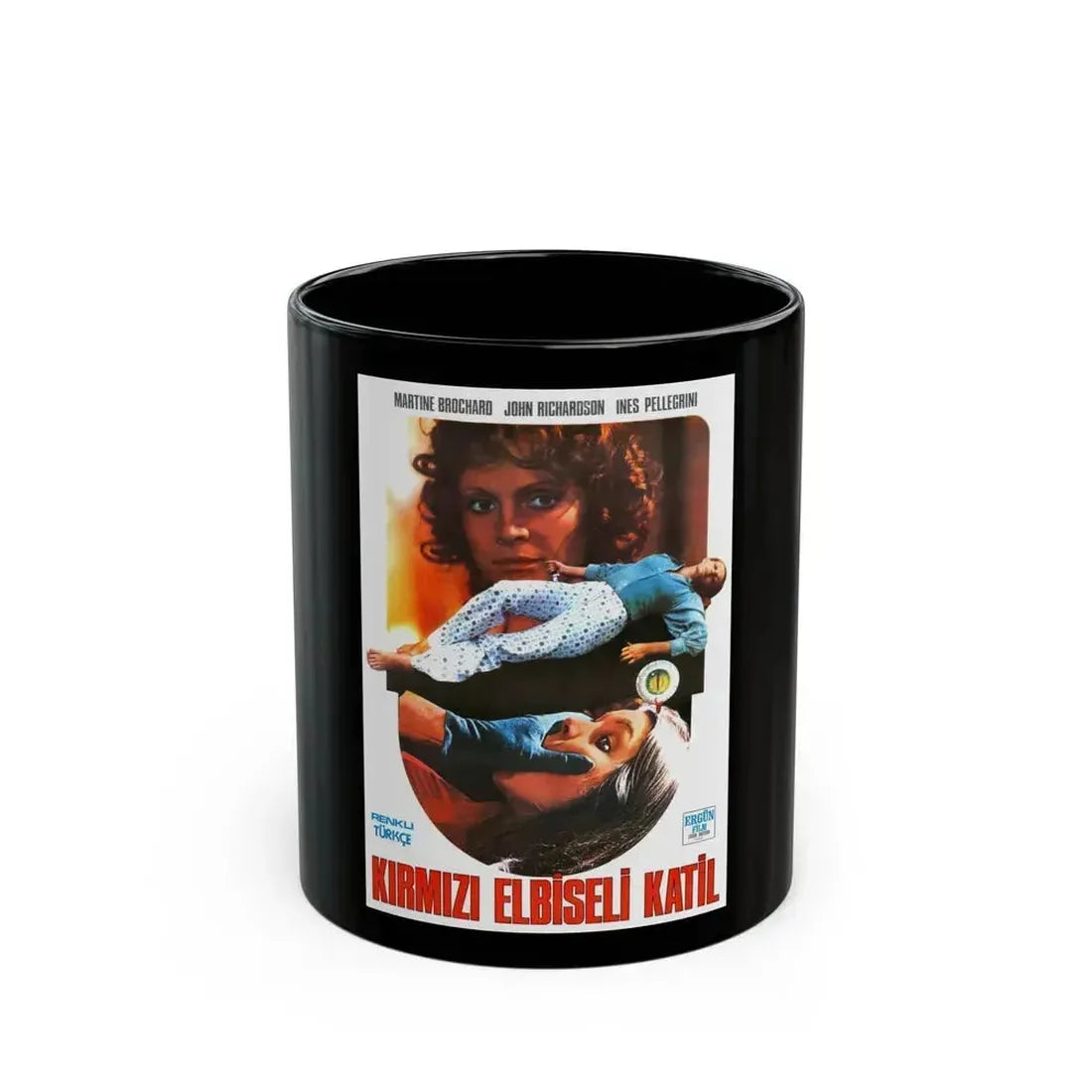 EYEBALL (TURKISH) 1975 Movie Poster - Black Coffee Mug 11oz - Go Mug Yourself