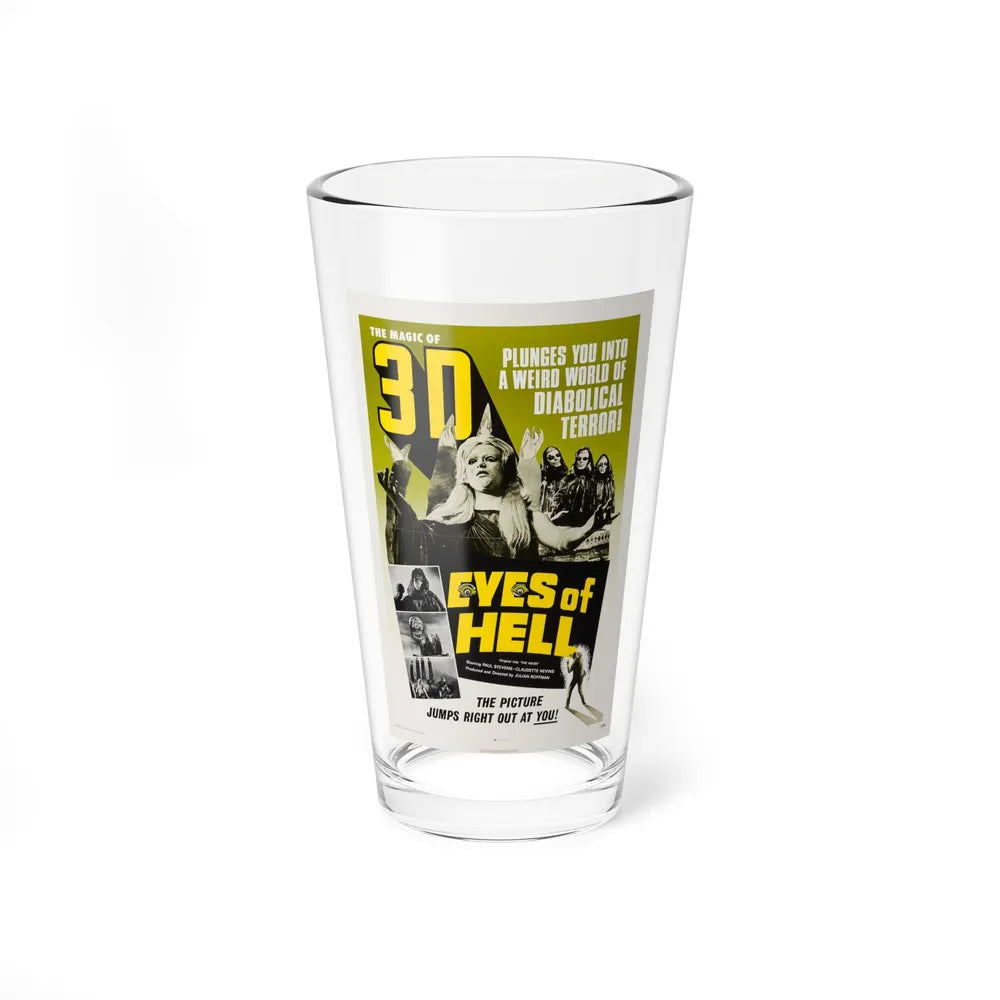 EYES OF HELL (THE MASK) 1961 Movie Poster - Pint Glass 16oz-16oz-Go Mug Yourself