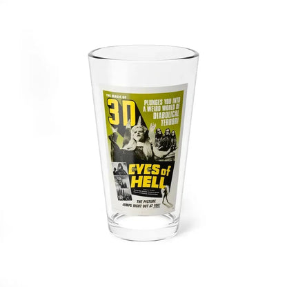 EYES OF HELL (THE MASK) 1961 Movie Poster - Pint Glass 16oz 16oz - Go Mug Yourself