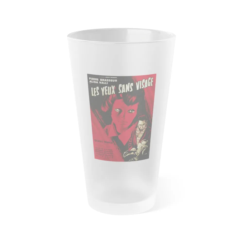 EYES WITHOUT A FACE 1960 Movie Poster - Frosted Pint Glass 16oz-16oz-Frosted-Go Mug Yourself