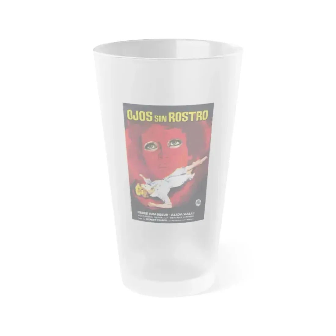 EYES WITHOUT A FACE (3) 1960 Movie Poster - Frosted Pint Glass 16oz 16oz Frosted - Go Mug Yourself