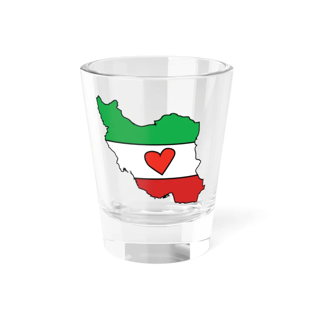 F iran (Iran) Shot Glass 1.5oz 1.5oz - Go Mug Yourself