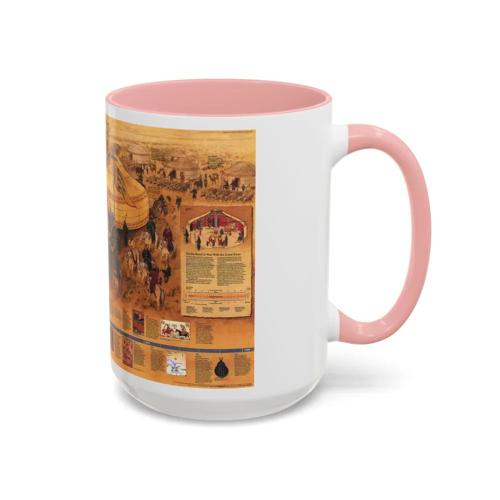 Mongols, The (1996) (Map) Accent Coffee Mug-Go Mug Yourself