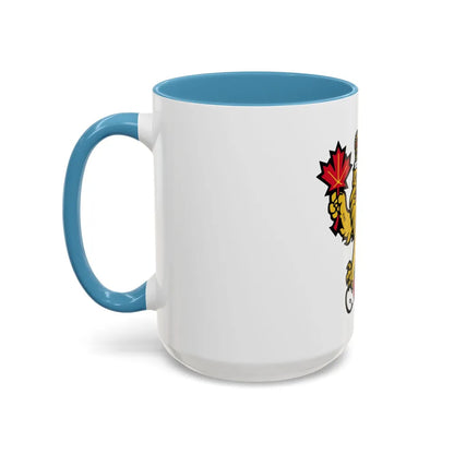 Canadian Crest - Accent Coffee Mug-Go Mug Yourself