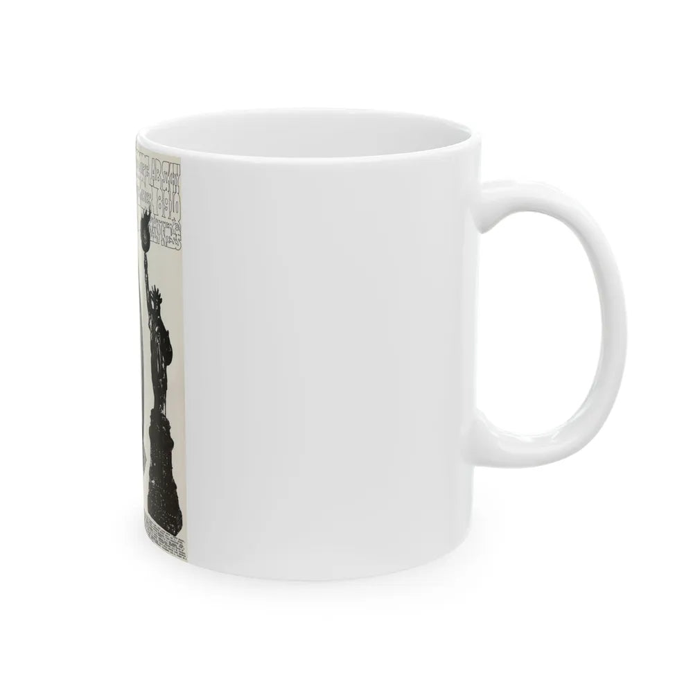 Kaleidoscope 1968 (Music Poster) White Coffee Mug-Go Mug Yourself