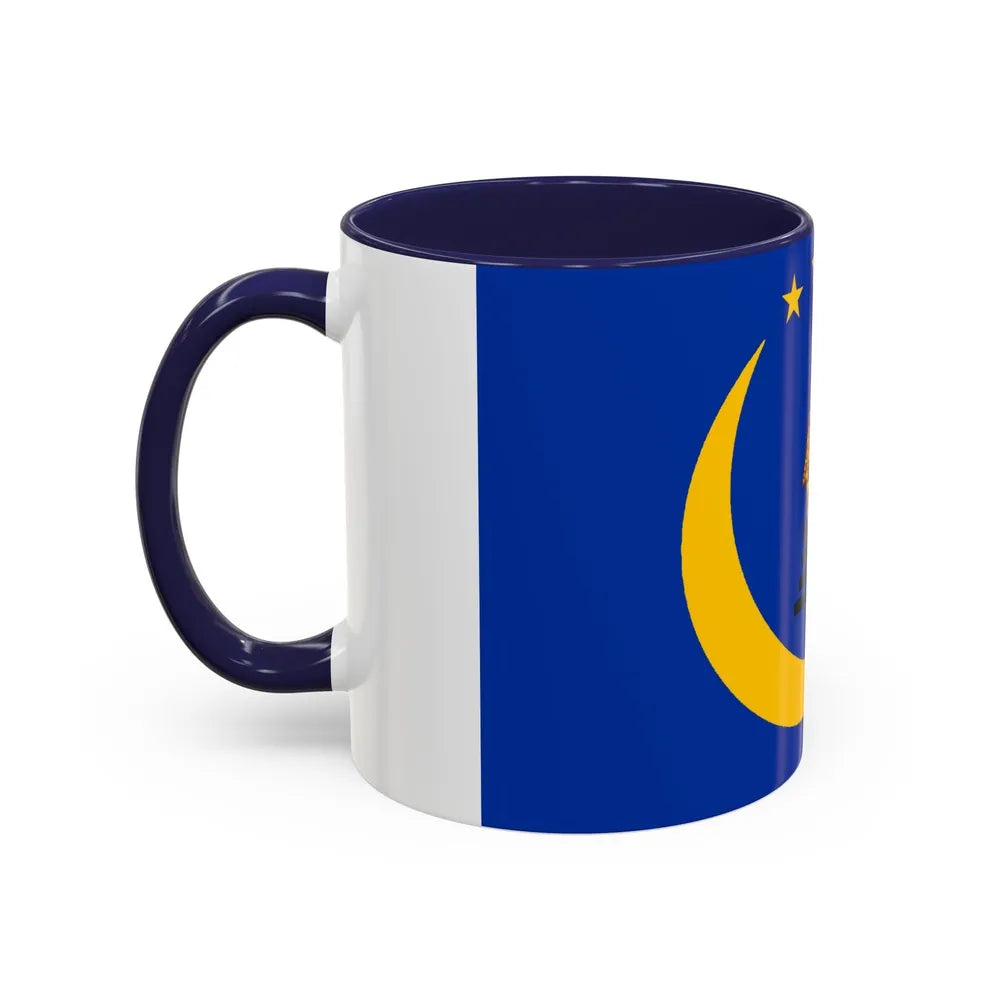 Flag of Koror Palau - Accent Coffee Mug-Go Mug Yourself