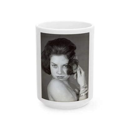 June Palmer #233 1 (Vintage Female Icon) White Coffee Mug-15oz-Go Mug Yourself