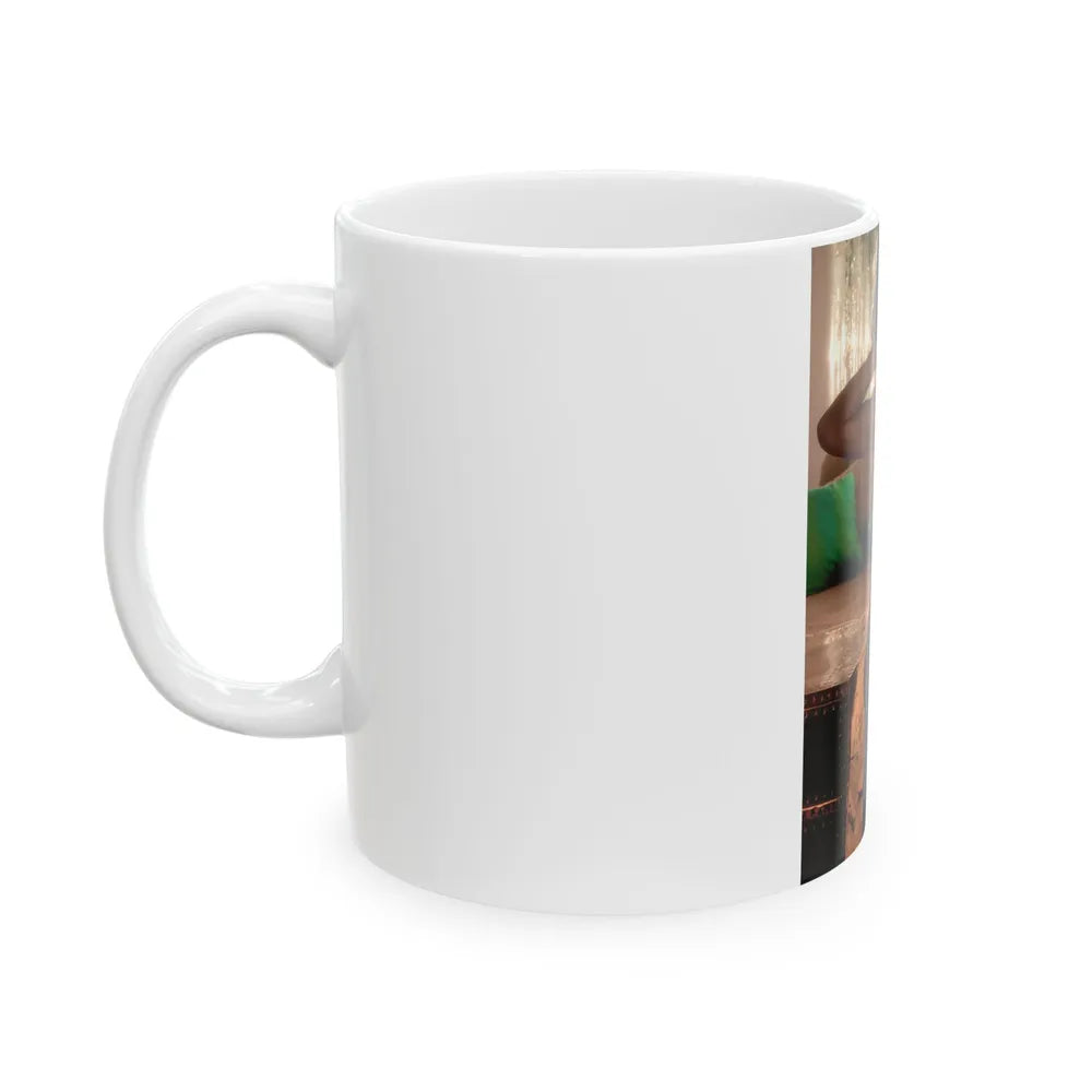 Ola Ray #58 (Vintage Female Icon) White Coffee Mug-Go Mug Yourself