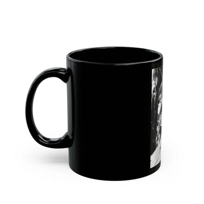 Gila Golan #138 (Vintage Female Icon) Black Coffee Mug-Go Mug Yourself