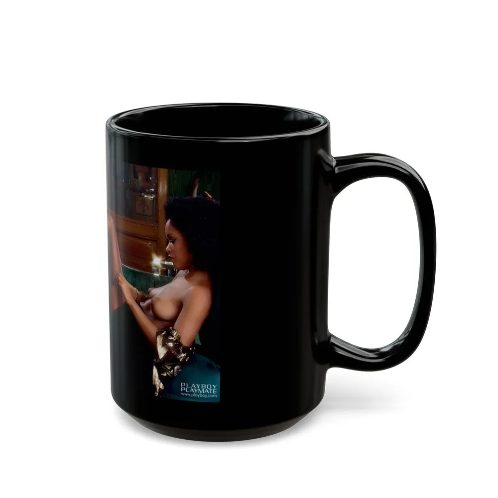 Ola Ray #106 (Vintage Female Icon) Black Coffee Mug-Go Mug Yourself