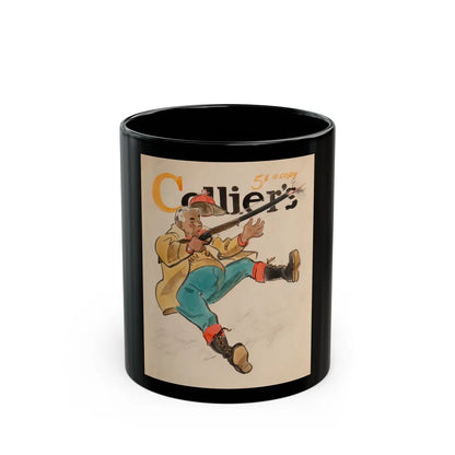 Collier's magazine preliminary cover - Black Coffee Mug-11oz-Go Mug Yourself