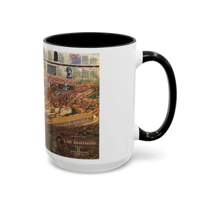 Romans, The (1997) (Map) Accent Coffee Mug-Go Mug Yourself