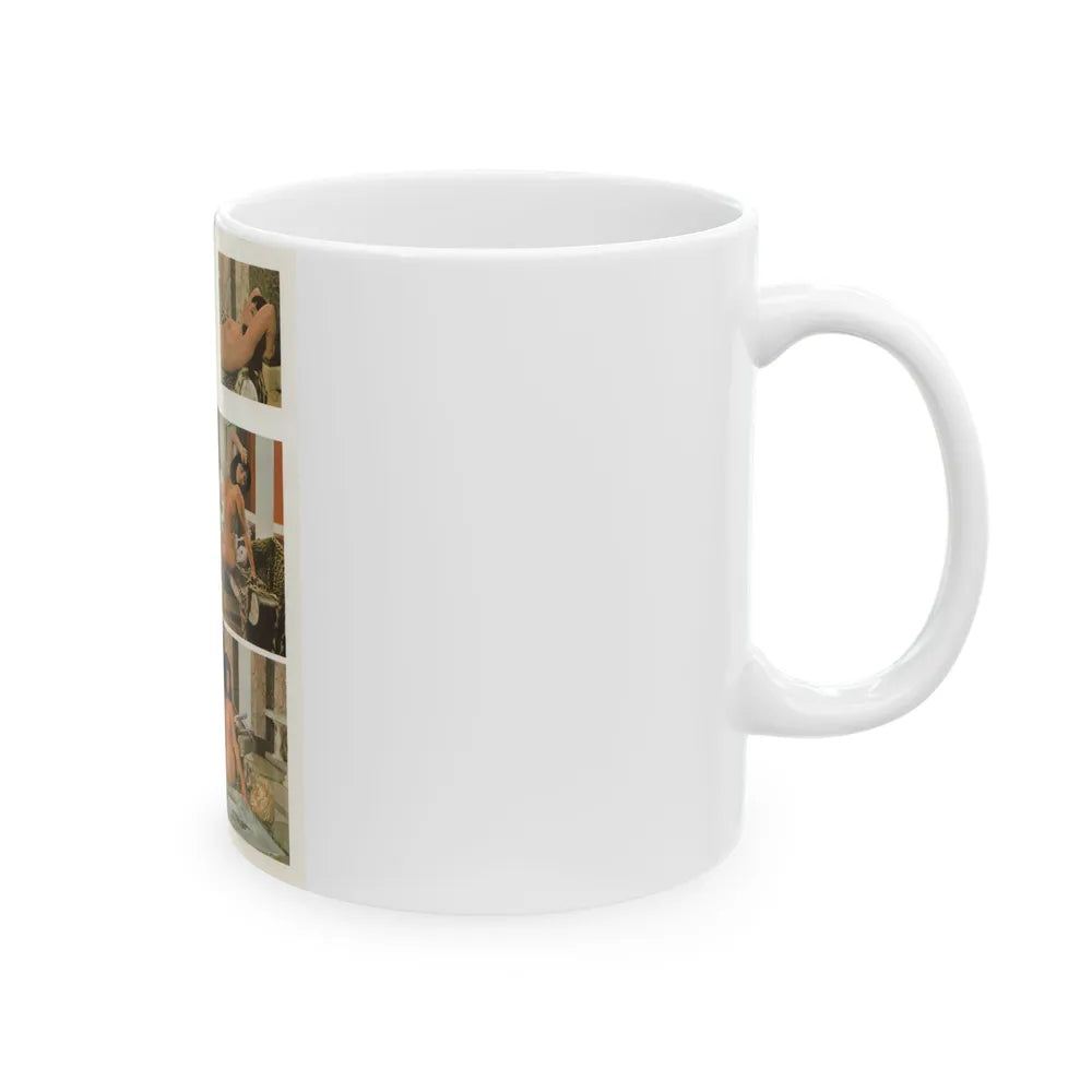 June Palmer #134 - Foreign Magazine Spread (Vintage Female Icon) White Coffee Mug-Go Mug Yourself