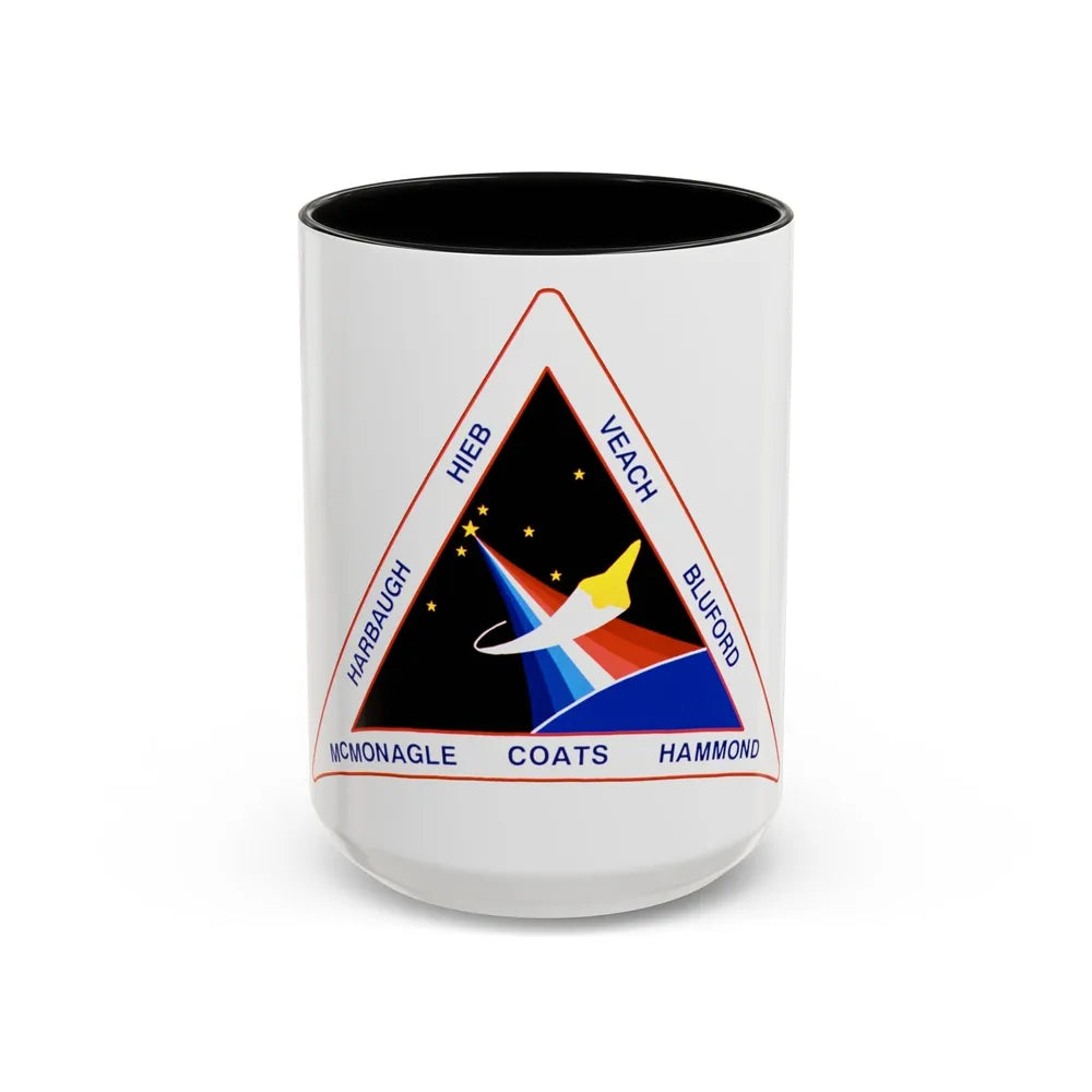 STS 39 (NASA) Accent Coffee Mug-15oz-Black-Go Mug Yourself